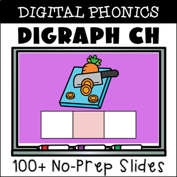 Preview of Digraph CH Structured Digital Phonics Lessons