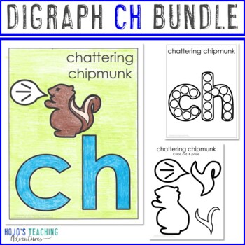 digraph ch worksheets vowac practice assessment craft printables by hojo