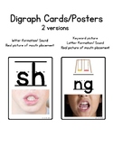 Digraph Cards/ Posters w Real Mouth Placements