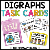 Digraph Clip Cards for Task Cards Boxes | Consonant Digrap