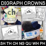 Digraph Crowns- SH TH CH NG QU WH PH