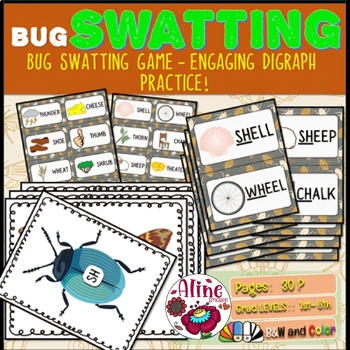 Preview of Digraph Delight: Bug Swatting Game - Engaging Digraph Practice for Students!
