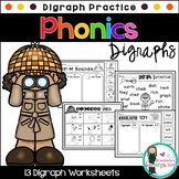 Digraph Detective Literacy Packet. Fun Phonics! Kindergarten
