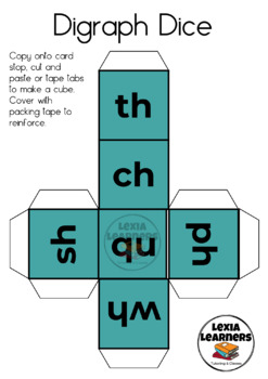 Preview of Digraph Dice Game