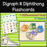 Digraph & Diphthong Flashcards - 4 Differentiated Packs! 4