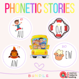 CPR Phonetic Stories (Aw, Au, Oa, Ew) Bundle 5