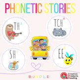 CPR Phonetic Stories (Sh, Th, Tch,  EE) Bundle 1