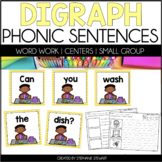 Digraph Phonic Sentences - Phonics Centers - Phonics Worksheets