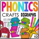 Digraph Phonics Crafts | ch, sh, th, wh, ck | Glued Sounds ng, nk
