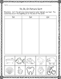 Digraph Picture Sort - TH, SH, CH