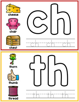 Digraph Playdough Mats Activity - Playdough To Plato