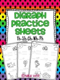 Digraph Practice Sheets {th-ch-sh-wh-ph}