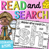 Digraph Read and Search Worksheets – Digraph Worksheets