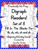 Digraph Readers!  Set of 8!  For Initial & Ending Sounds o