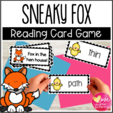 Digraph Reading Card Game {Sneaky Fox}