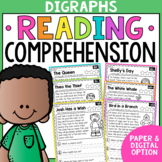 Digraph Reading Passages - Comprehension - PAPER & DIGITAL