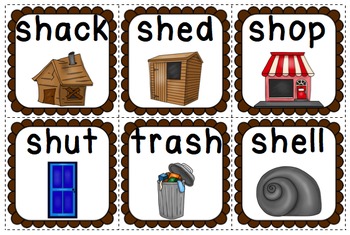 Digraph SH Flashcard Game