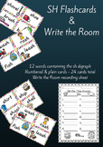 Digraph SH Flash Cards and Write the Room