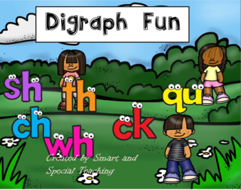 Preview of Digraph Activities for Smartnotebook Level 1 Unit 3