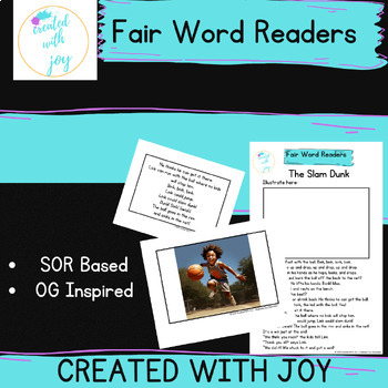 Preview of Digraph Science of Reading Decodable Bundle: 35-53 CVC, Fair Word Readers