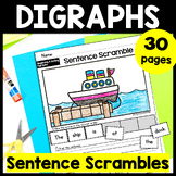Digraph Decodable Sentence Scrambles, Consonant Digraphs C