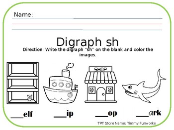 Preview of Digraph "Sh"