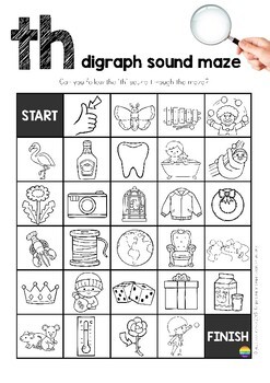 sound games th digraph spy mazes subject