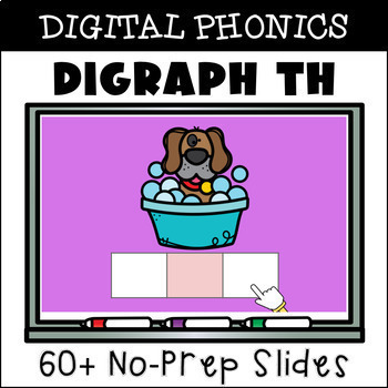 Preview of Digraph TH Structured Digital Phonics Lessons
