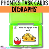 Digraph Task Cards, Phonics Task Cards for Back to School