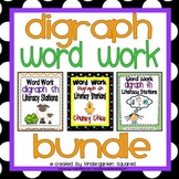 Digraph Word Work Literacy Station Bundle: ch, sh, th