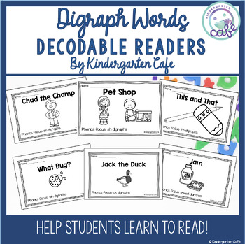 Preview of Digraph Words Decodable Books