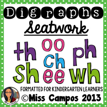 Preview of Digraph Worksheets : Sh, Ch, Th, Wh, Ph, EE, OO