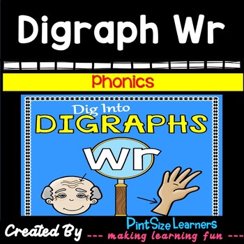 WR Digraph Activities | wr digraph NO PREP Worksheets | Games