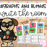 Digraphs and Blends Write the Room: Secret Agent Edition