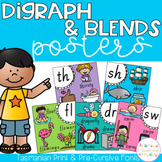Digraph and Blends Posters - Tasmanian Fonts