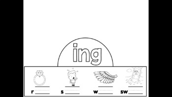 Preview of Digraph and Endings Headbands