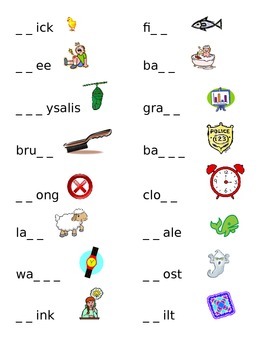 Digraph and Trigraphs by Literacy Links | Teachers Pay Teachers