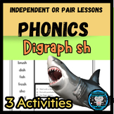 Digraph sh | Phonics | Worksheets