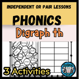 Digraph th | Phonics | Worksheets
