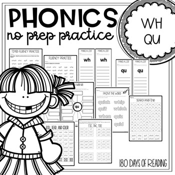 combination wh and qu worksheets games and activities for reading fluency