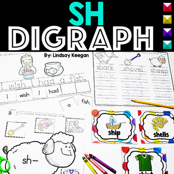Preview of SH Digraph Beginning and Ending Sounds Phonics Worksheets