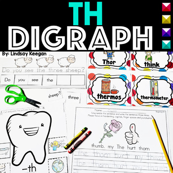 Preview of TH Digraph Beginning and Ending Sounds Phonics Worksheets