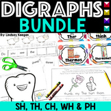 Digraph Worksheets and Activities for Kindergarten and Fir