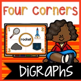 Digraphs: 4 Corners Game (ch, sh, th, wh, ph, ck)