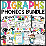 Digraphs Phonics Skills Bundle for Small Group Reading Act