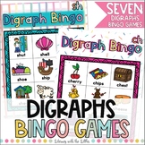 Digraphs Bingo Games | Digraph Phonics Small Group Activit
