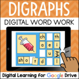 Digraphs CH SH TH Phonics Word Work Google Classroom Dista