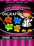 Digraphs CH, SH, TH, WH Word Work Packet