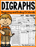 Digraphs (CH Words) NO PREP Packet