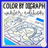 Coloring Pages Sheets | Winter Phonics | Digraphs Worksheets